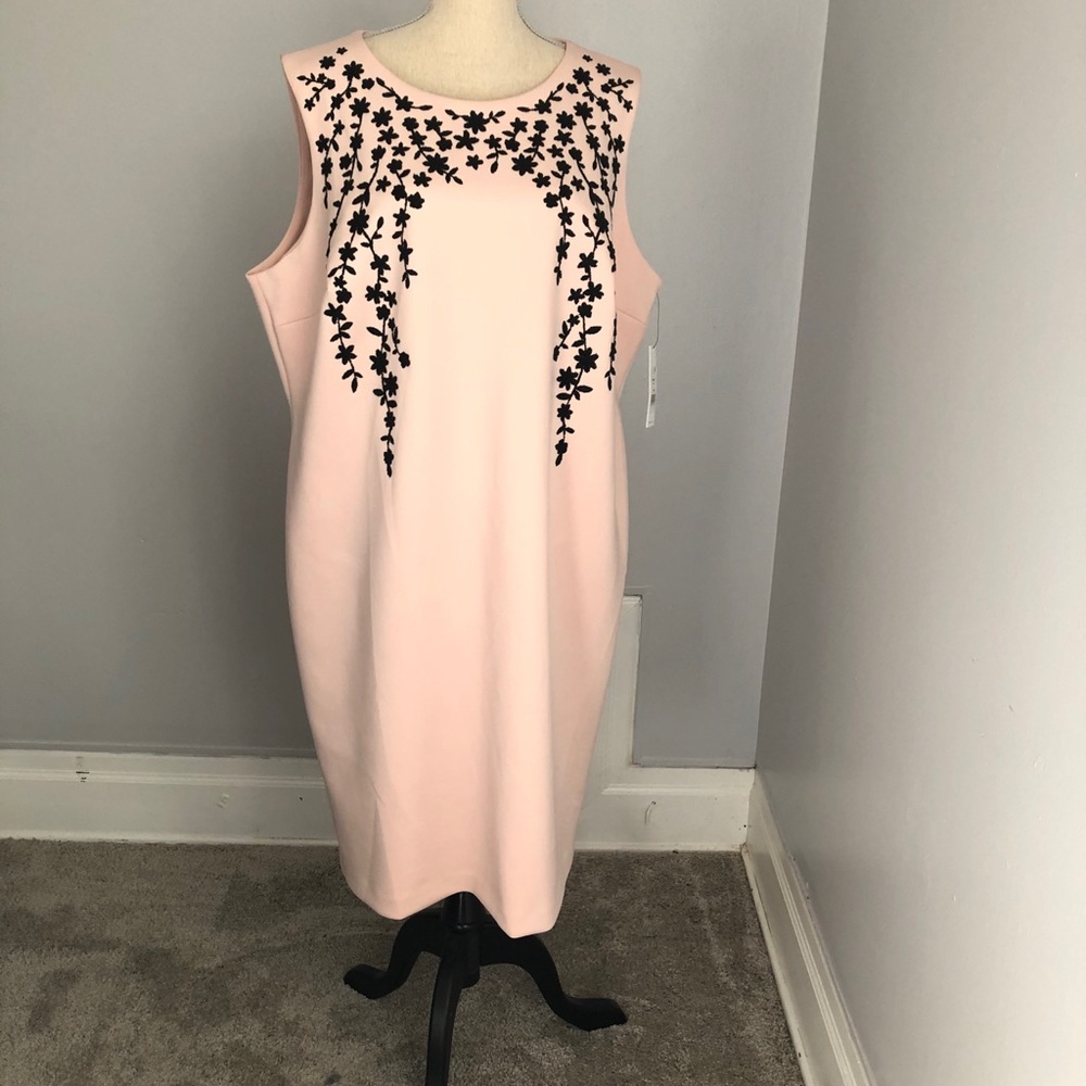 NWT Calvin Klein Beaded Sheath Dress